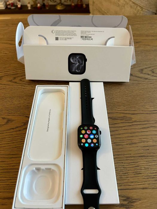 Apple Watch Series 11 46mm Space Gray, Cellular + GPS Ca Nou, Full Box