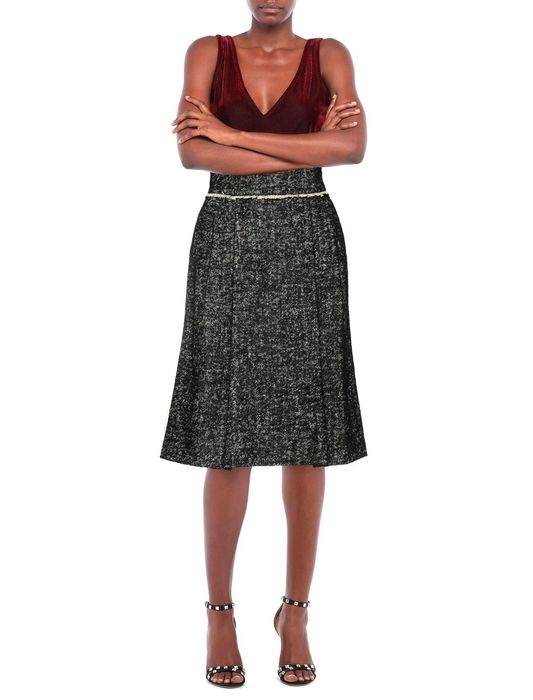 Вълнена пола Dolce&Gabbana, миди дължина, L