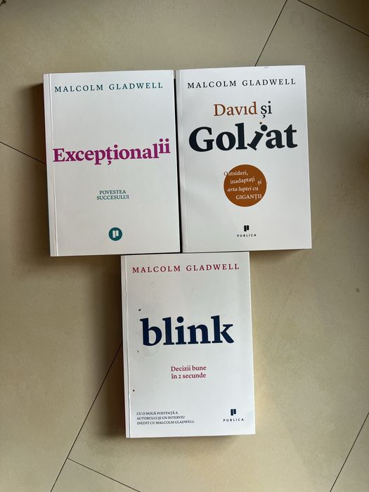 3 carti Malcom Gladwell