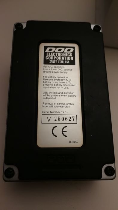 Pedala distorsiuni fx55c dod supra
