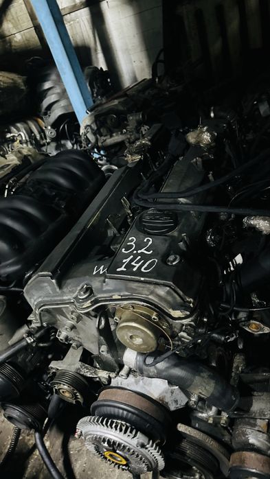 W140 m104 3.2 двигатель без навесного авторазбор мерседес бу оригинал
