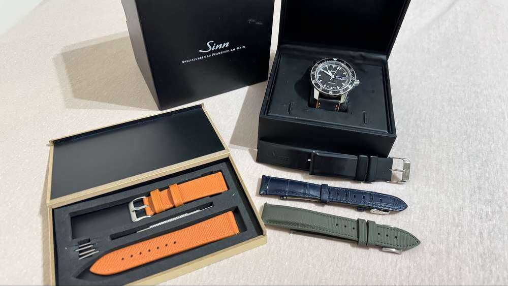 Sinn 104 St Sa I – Ceas pilot automatic day-date safir AR 20 bar 41mm