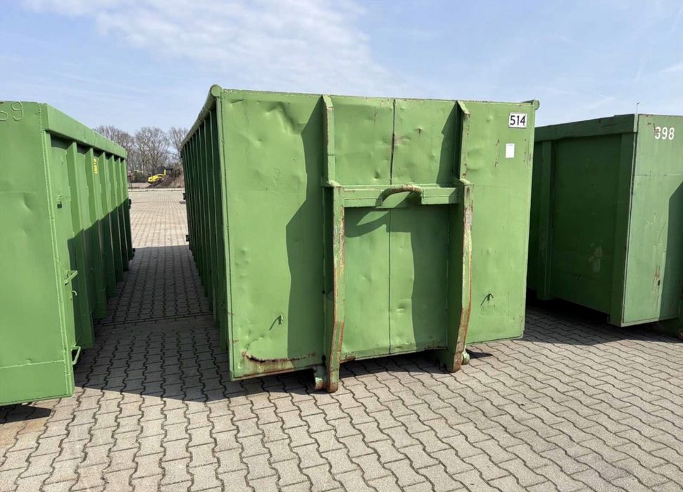 Container abroll kipper
