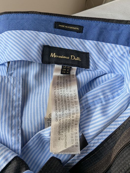 Pantaloni de costum barbati Massimo Dutti (100% lana, marime 40)