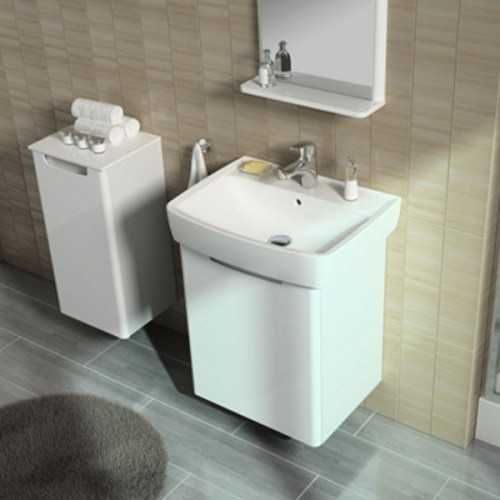 Set mobilier baie (masca si lavoar) Kolo Rekord 60 cm, alb