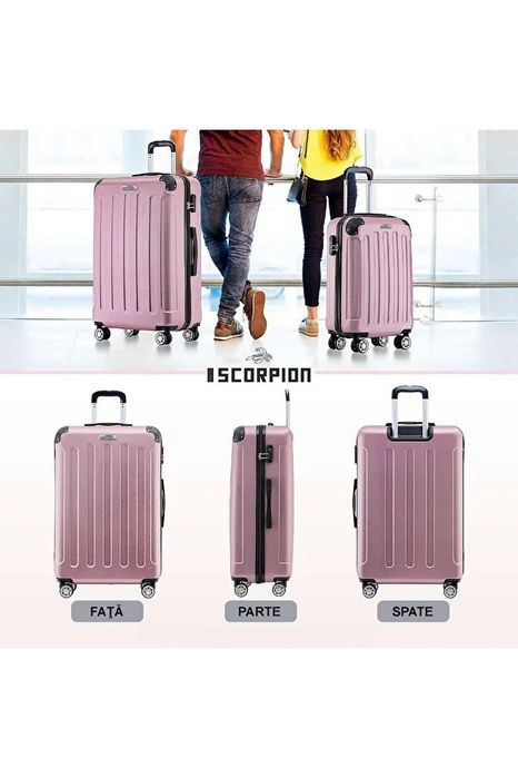 Set de Trolere – 3 Bucăți (Mică, Medie, Mare)