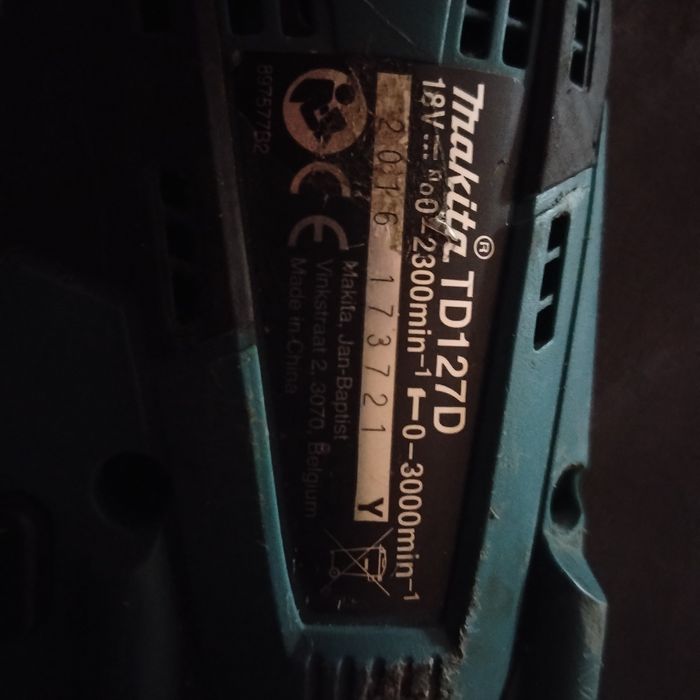 Mașină de înșurubat cu impact Makita TD127D – Second-hand