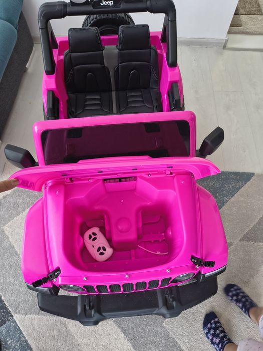 Masinuta electrica 4x4 Premier Jeep Wrangler Rubicon, 12V, roti cauciu