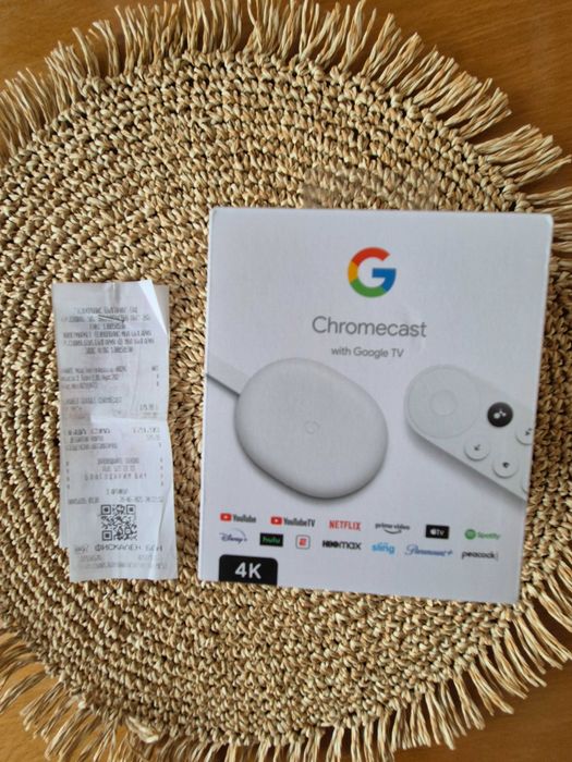 Продавам Google Chromecast 4K с дистанционно