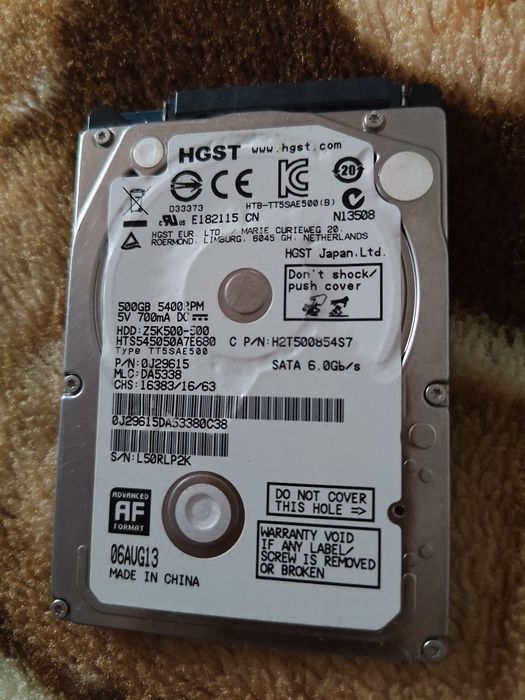 Harddisk HDD 2.5 Laptop , Pc