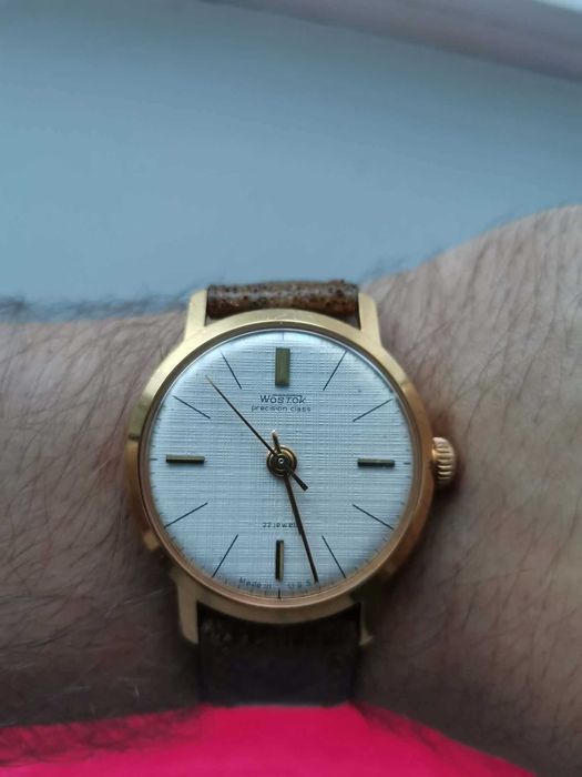 Ceas Wostok Precision Class 2809 – Cronometru sovietic (Cadran Linen)
