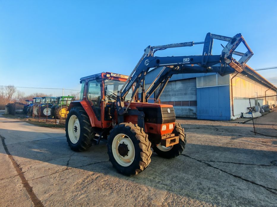 Tractor Fiat F100 cu incarcator frontal Faucheux