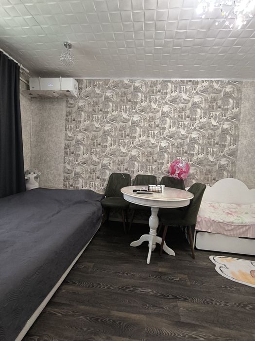 1 ком Спутник. В деревянном доме с ремонтом 2/2 у Метро акфа рамы