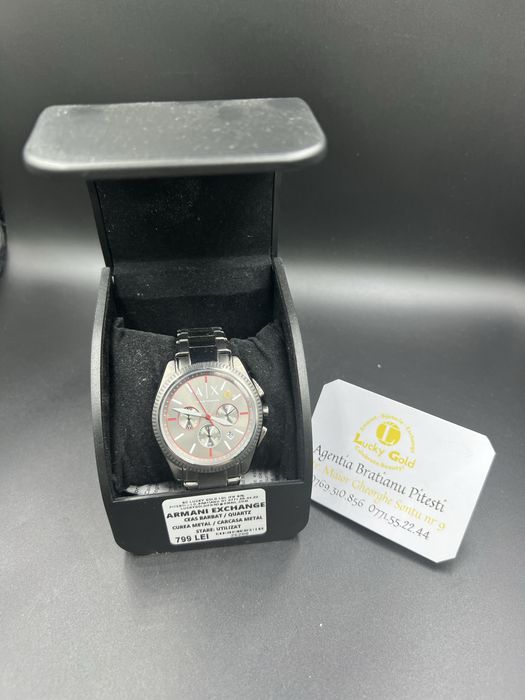 Ceas Armani Exchange  quartz curea metalica cod produs 26280