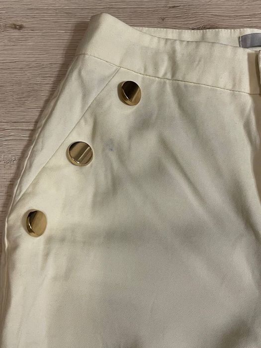 бели панталони с копчета LCW