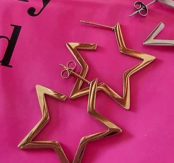 Обеци Five Stars в златисто