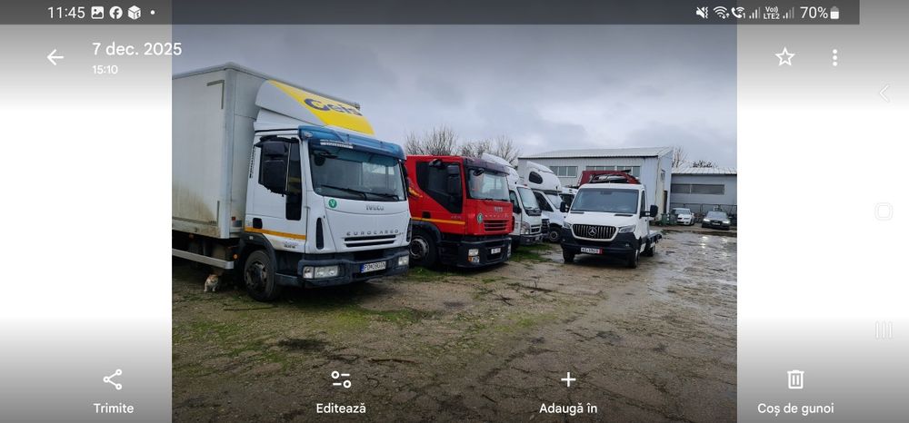 Lift hidraulic 1000 kg 12 v și 24 volți cub 620 iveco Mercedes Renault