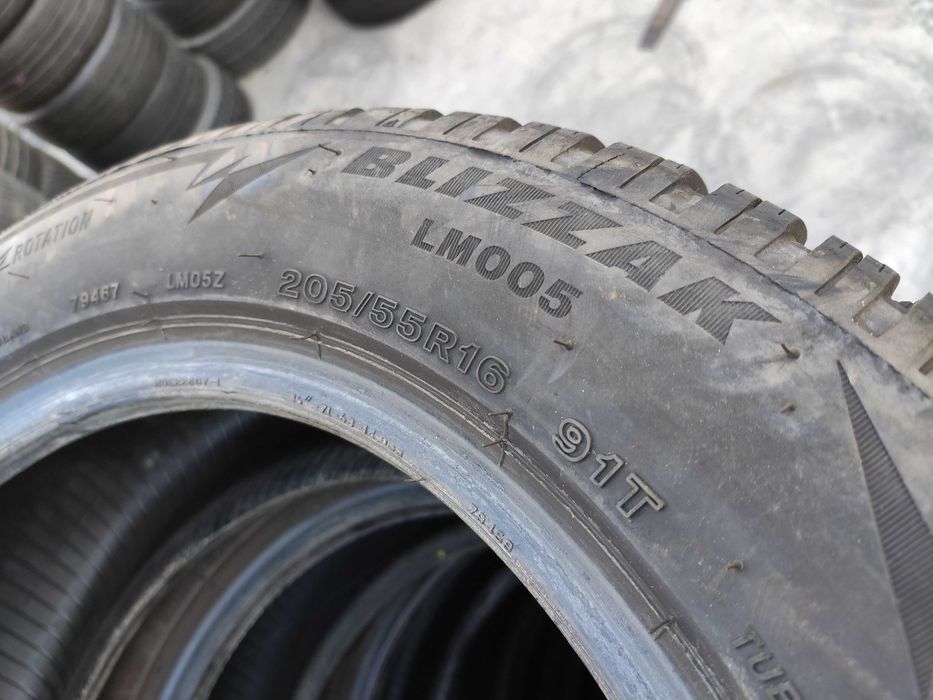 4бр Зимни гуми 205 55 16 - Bridgestone
