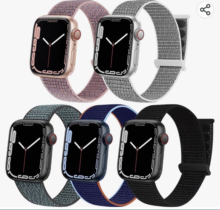 Curea Incarcator Compatibila Ceas Apple Watch Material Scai Textil
