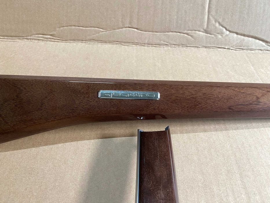 Set trimuri ornamente mahon lemn Audi A4 A5 B9, noi, originale