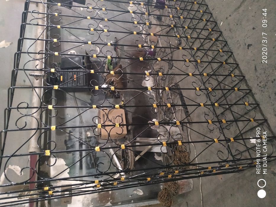 Изготовим решётки металлические двери новесы ограды