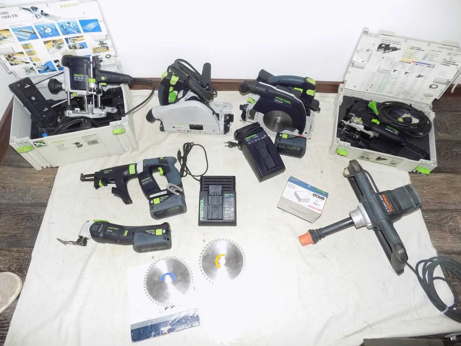 Festool HKC 55 EB , TS 55 EBQ , OF 1000 EB , OSC 18 , Protool MXP 1000 E EF