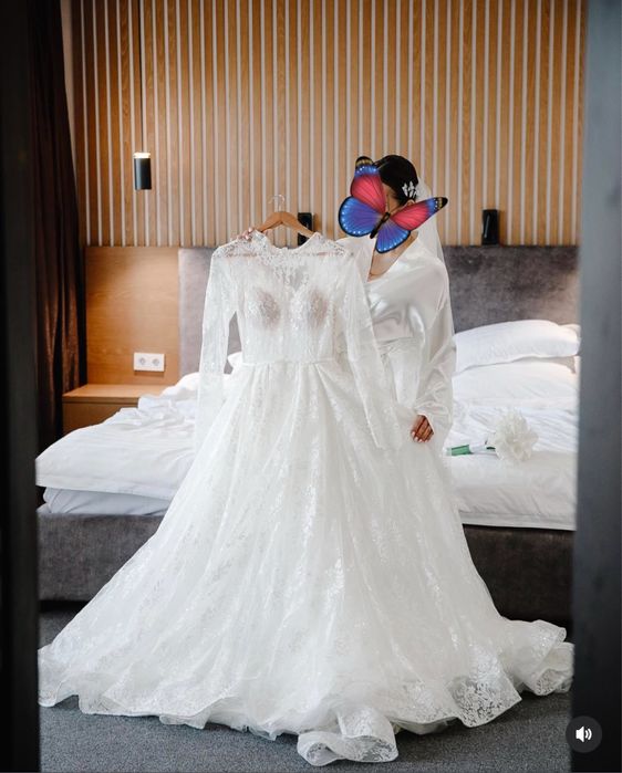 Свадебное платье - кружевное