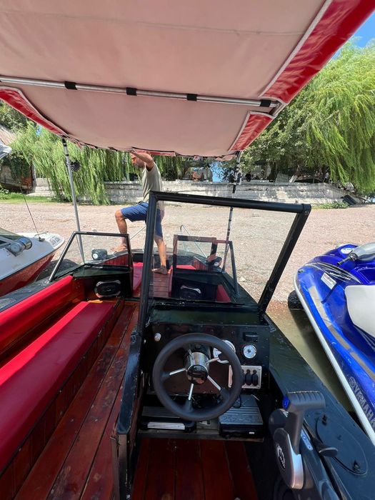 Катер амур мотор джонсон 175