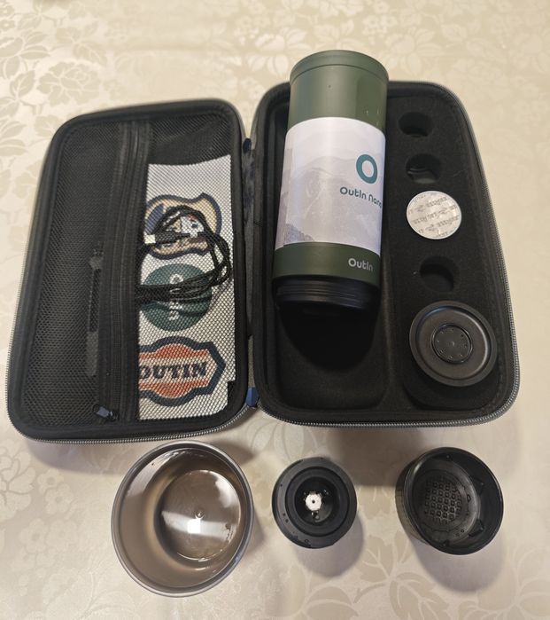 Портативна кафемашина за еспресо Outin Nano + Калъф