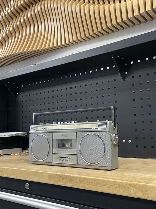 Radio casetofon boombox grundig rr 340 stereo functional