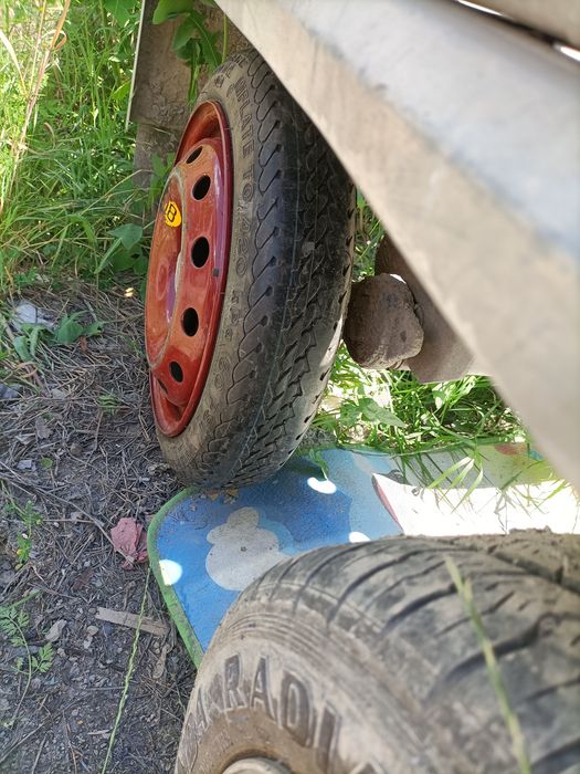 Roată rezervă slim îngustă  4X100 pentru : remorcă remorcuță ...
