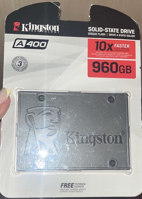 Kingston A400 объемом 960 ГБ