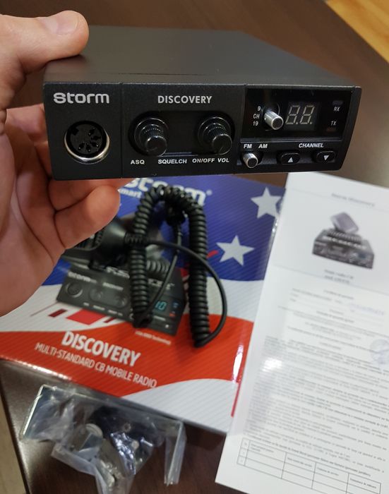 Statie radio CB - Storm DISCOVERY 3 (EXPORT) 4-10-25W * noua/garantie