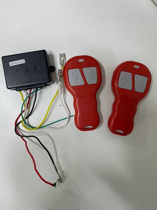 Telecomanda troliu auto wireless cu doua telecomenzi 12v