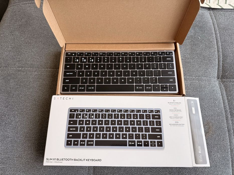 Tastatura SATECHI Mac Slim X1 bluetooth iluminata