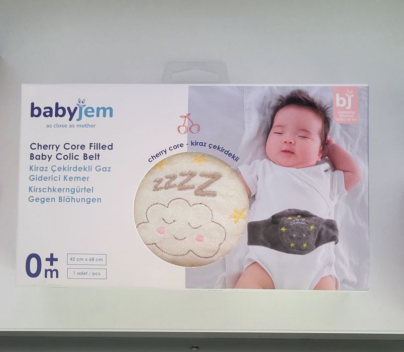 centura anticolici cu sâmburi de cireșe