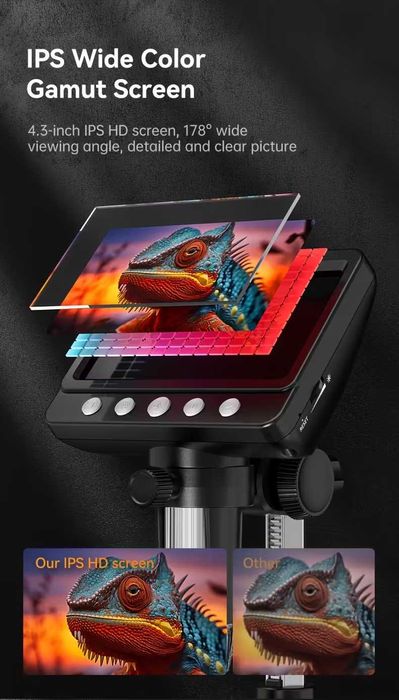 Микроскоп дигитален InsCam 10.92 см 50-1000X