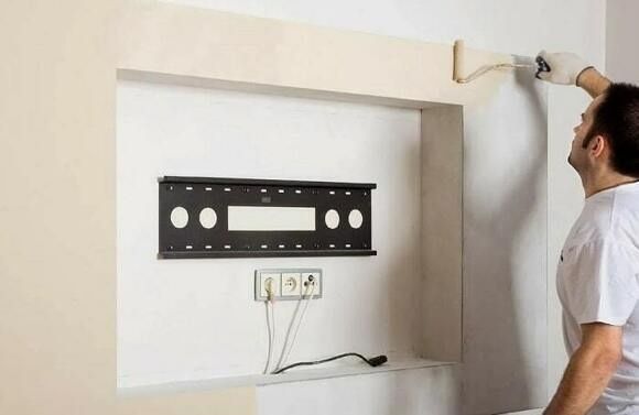 Установка, навеска телевизоров в Астане.