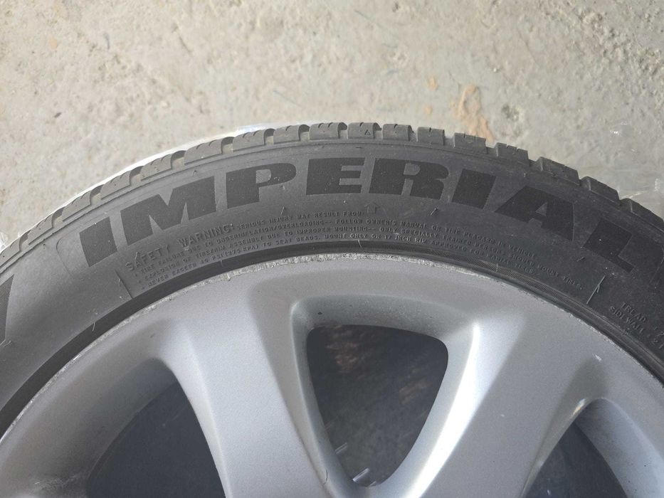 Jante originale Toyota R17 + anvelope IMPERIAL