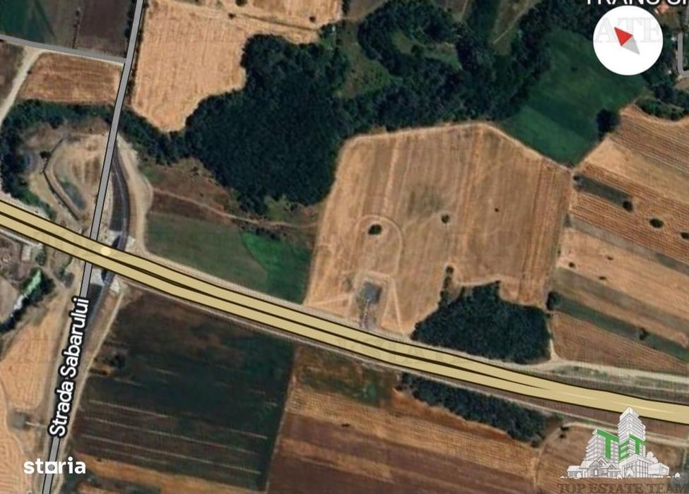 SUPER-PRET Teren 1ha intravilan intre A0, padure si raul Sabar