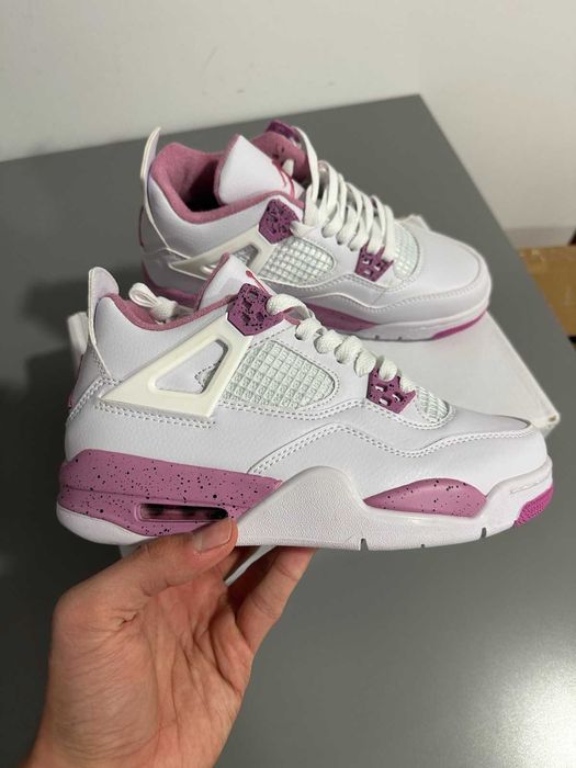 Air Jordan 4 Retro White Pink, marimea 38