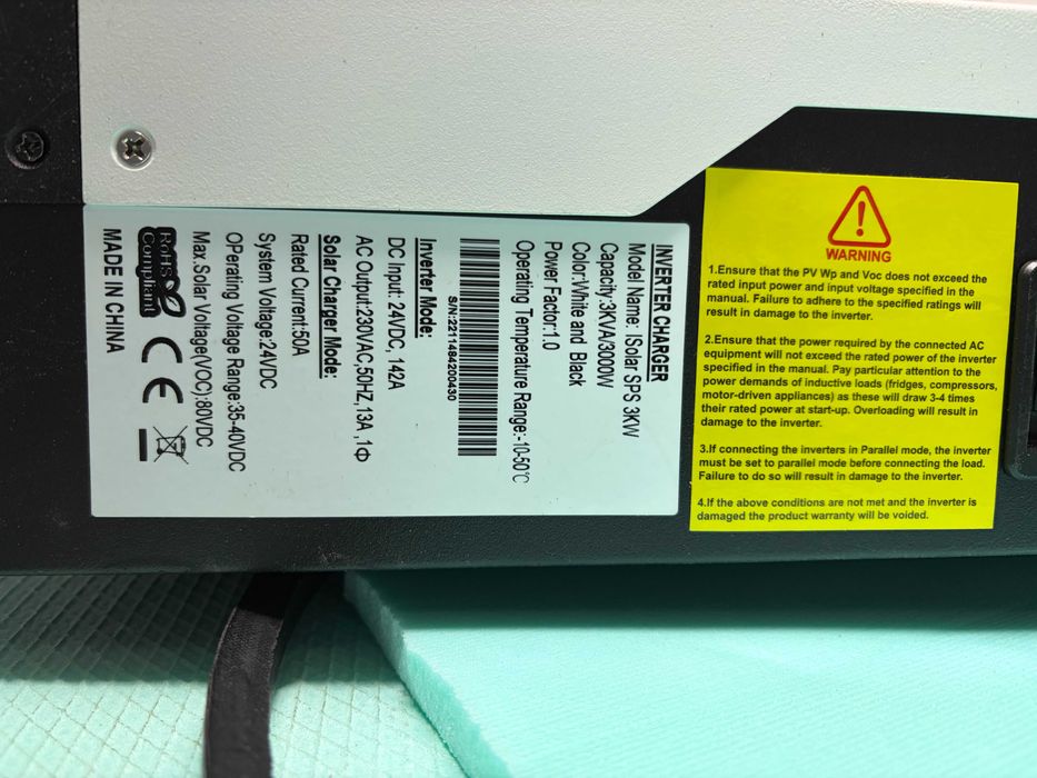 EASUN  инвертор 3 kW