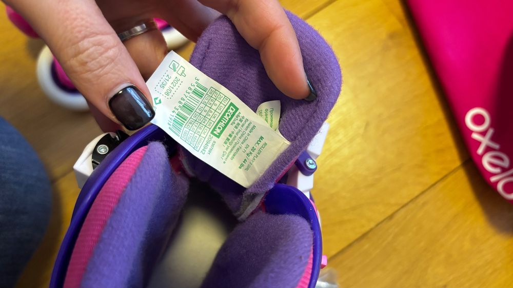 Ролери Oxelo Play 3 розови за деца от Decathlon 26/28