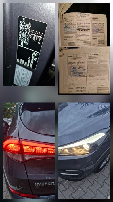 Hyundai Tucson 1,7 Diesel An 2016 Euro 6 Număr zoll valabil import Germania