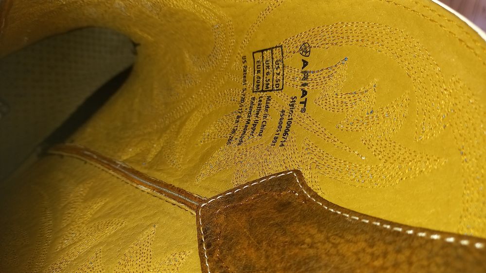 Cizme  cowboy ciocate ARIAT ATS