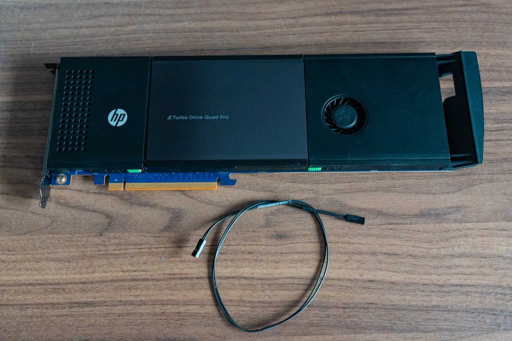 HP Z Turbo Drive Quad Pro NVMe PCIe – 4x SSD M.2, workstation