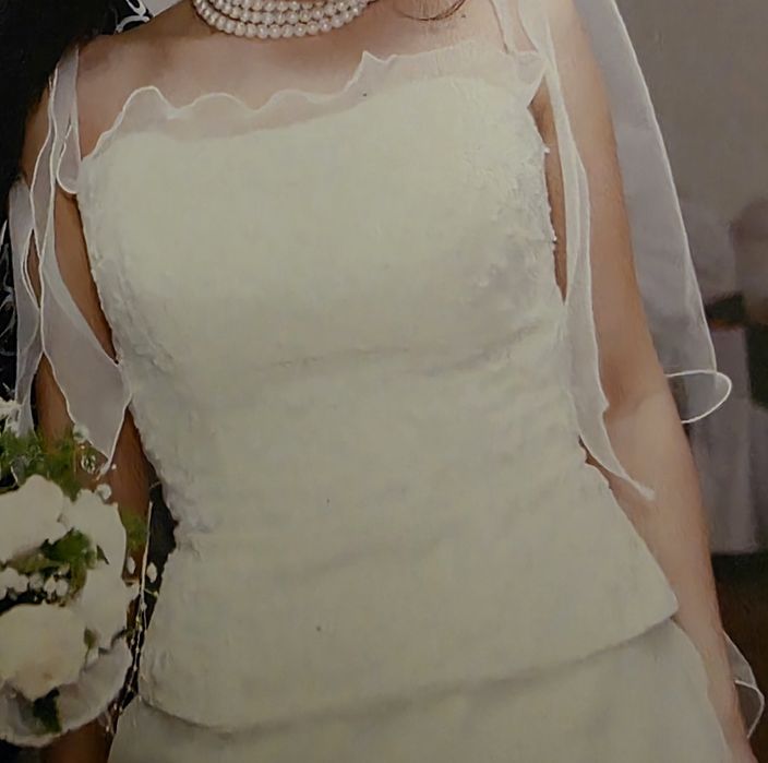 Свадебное платье, айвари, 42-44 размер