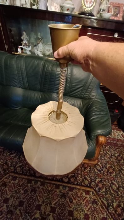 Lampa tavan cu abajur vintage