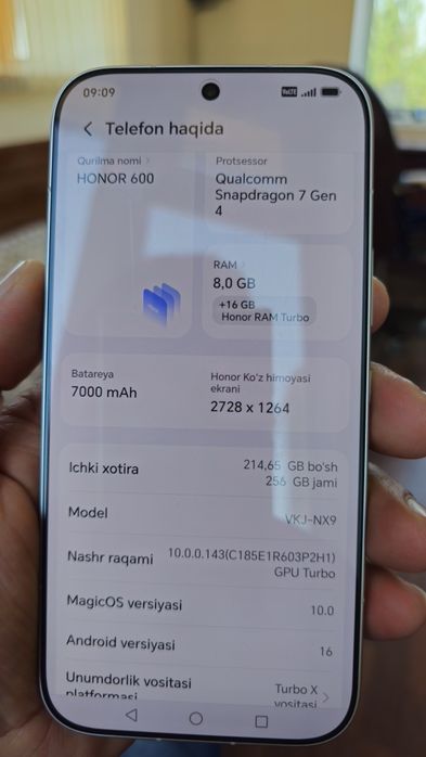 Honor 600 modeli full komplekt