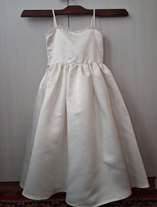 Нарядное длинное платье для девочки 6-8 лет